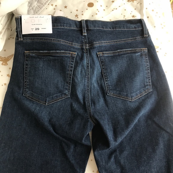 LOFT Slim Pockets Skinny Jeans Size 8 NWT - Picture 5 of 10